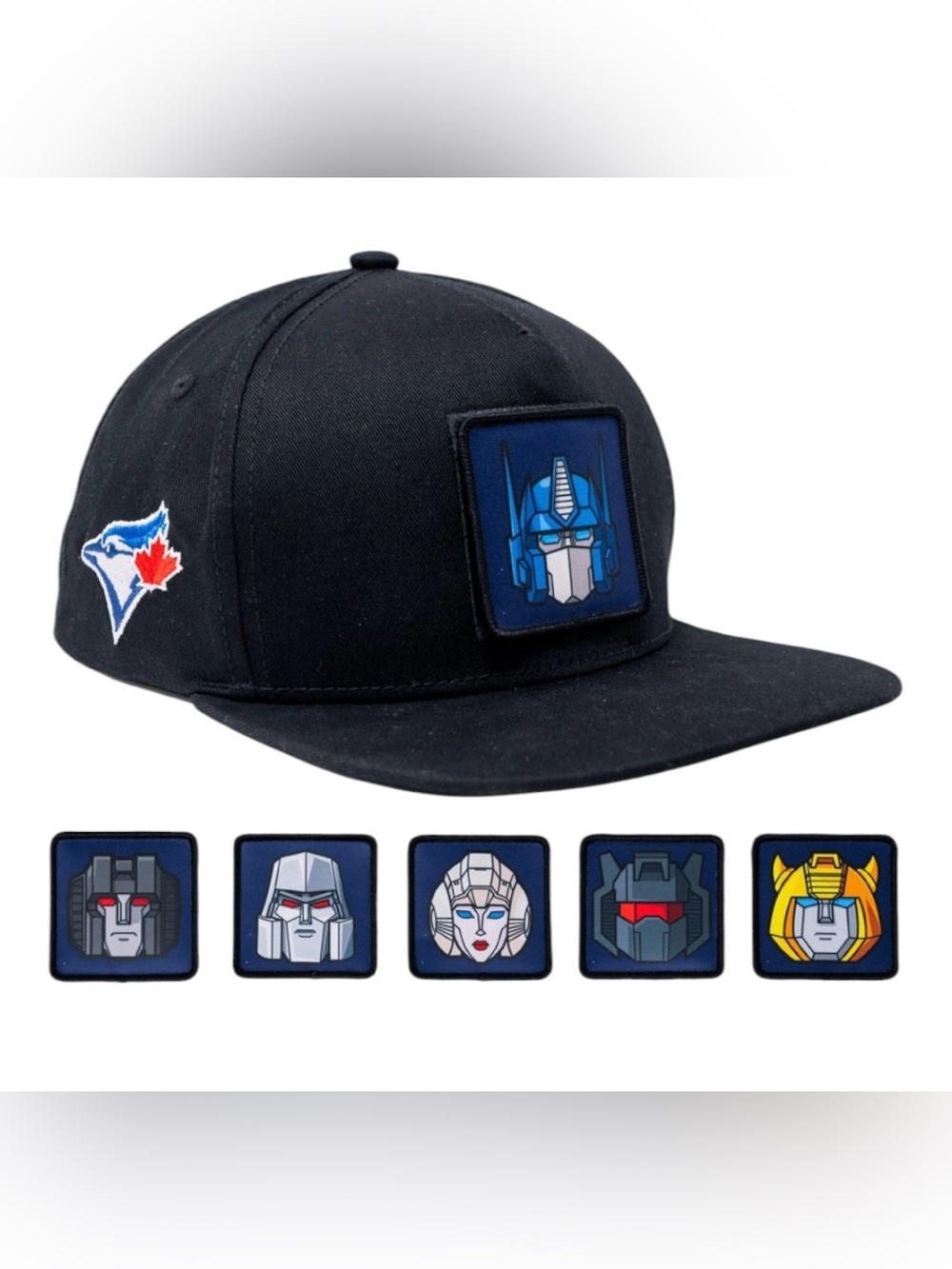 New Toronto Blue Jays Transformer Day Snapback Hat with Complete Patch Set